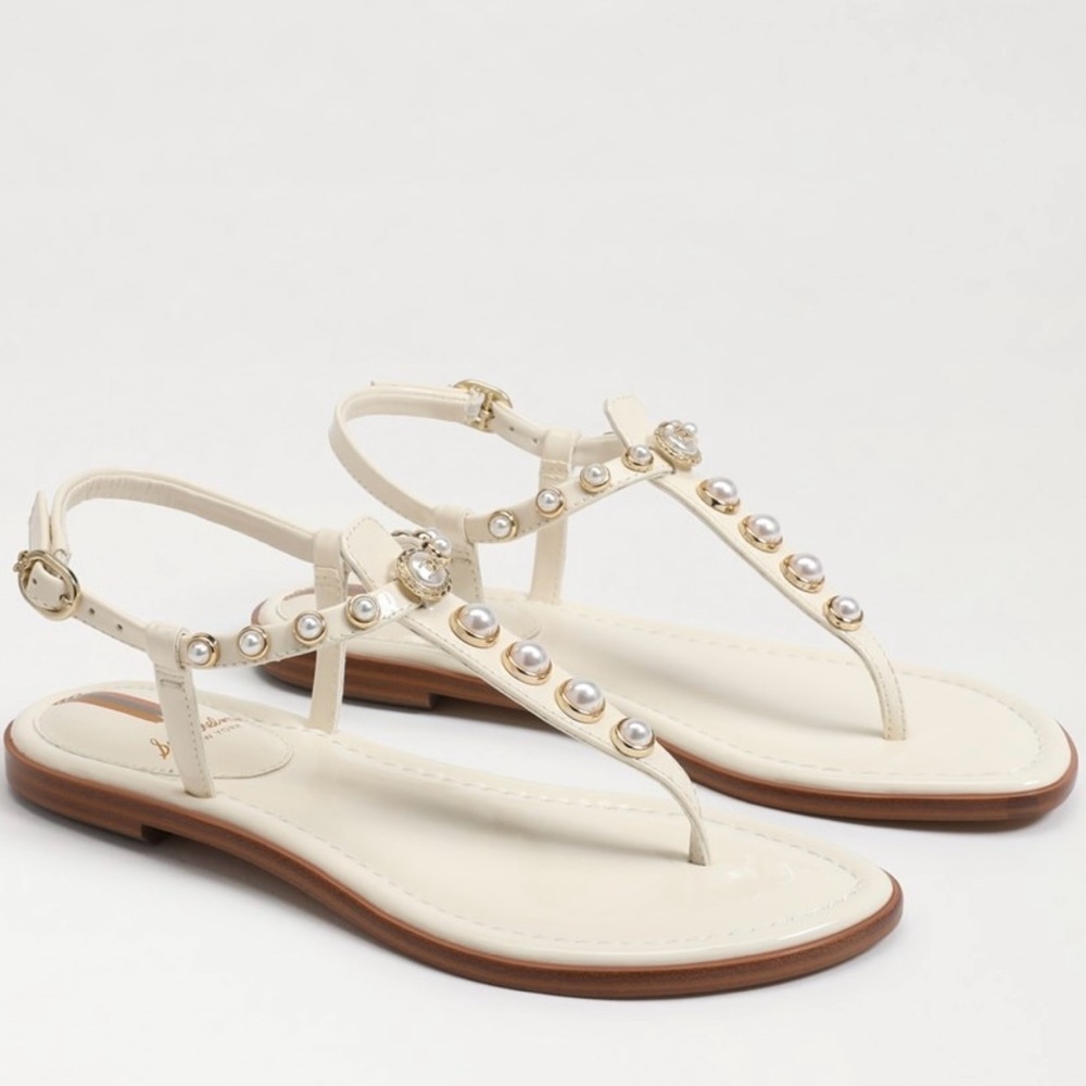 Brand New Sam Edelman Gigi Women's Sandals Modern Ivory Size 10